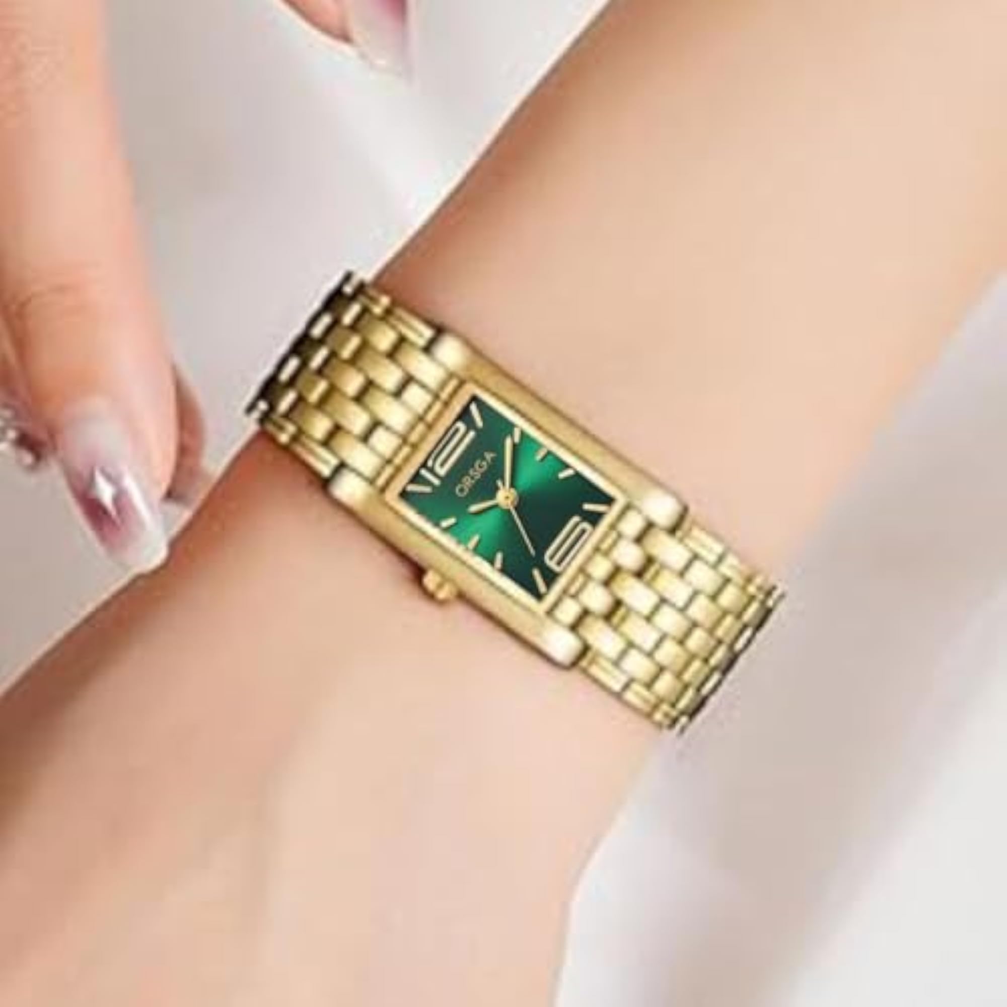 Women's Unique Gold Branded Watch, Gift for Special Occasions